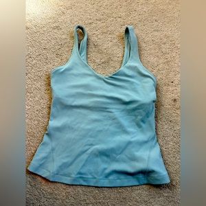 Lululemon long align tank light sea greenish blue